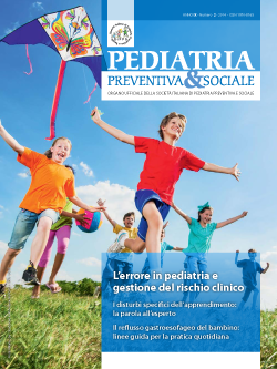 Articolo di Elena Simonetta su “Pediatria preventiva e sociale”