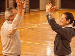 La palestra dell'istituto Certosa