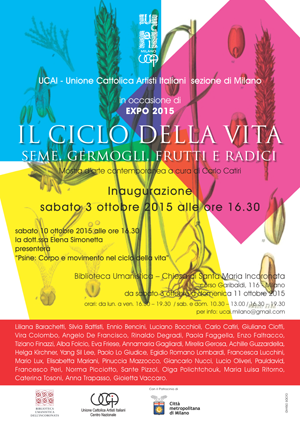 Il ciclo della vita –  10 ottobre 2015